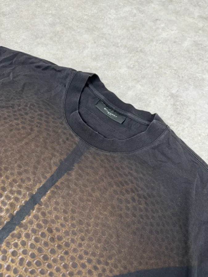 FW2014 Givenchy Black & Brown Gradient Basket T-Shirt by Riccardo Tisci IOQsHeo 3