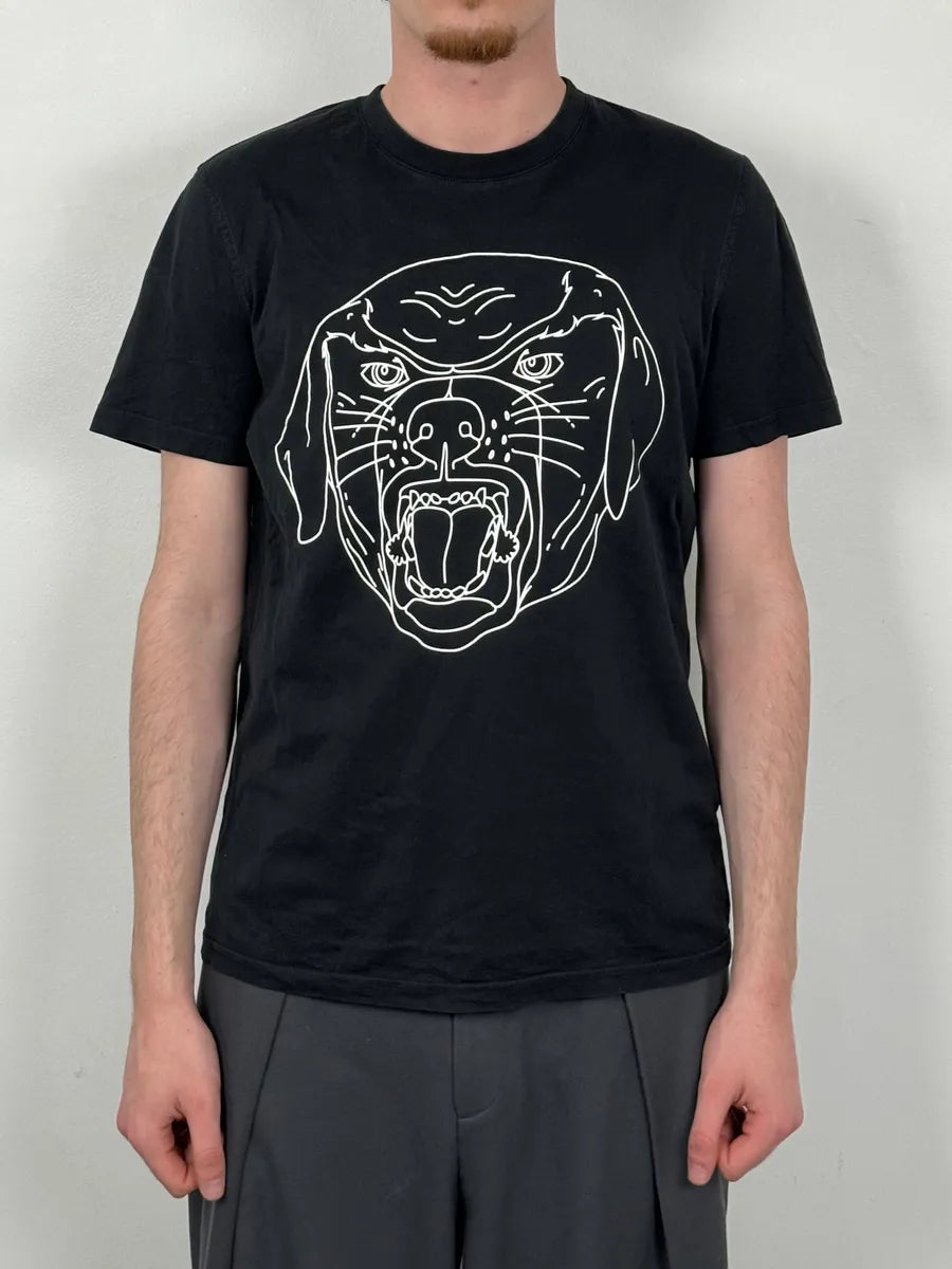 FW2014 Givenchy Black Rottweiler Dog T-Shirt by Riccardo Tisci rfnNMBP 1