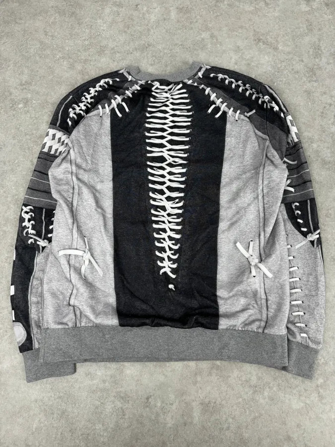 FW2014 Givenchy Grey Multi Laces Sweater by Riccardo Tisci aigoCjJ 3
