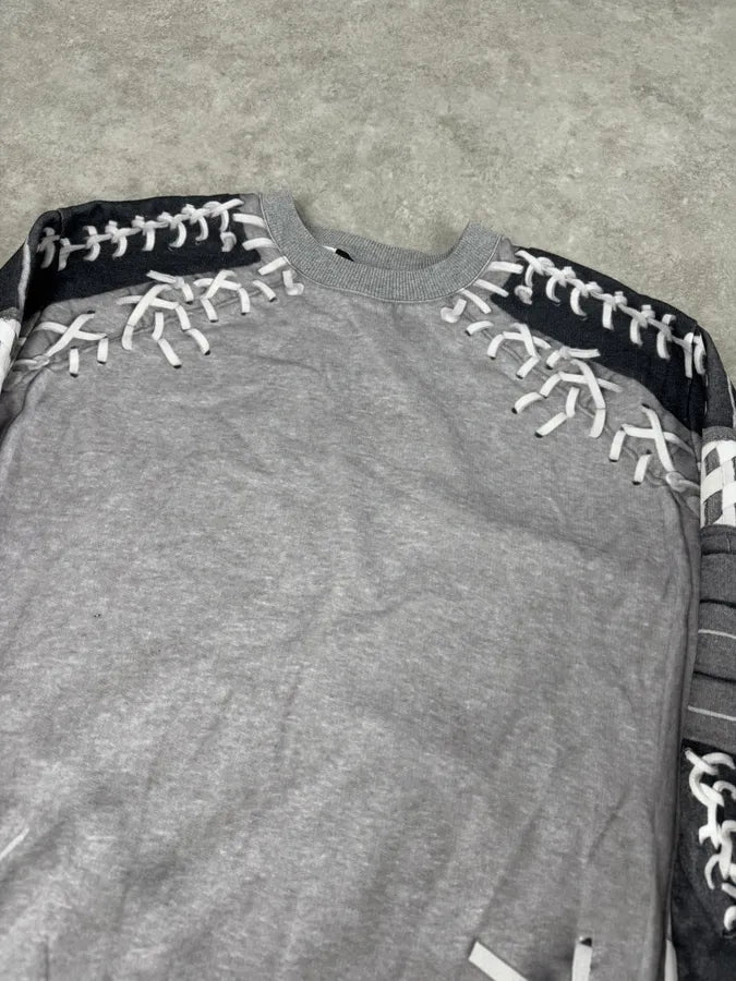 FW2014 Givenchy Grey Multi Laces Sweater by Riccardo Tisci aigoCjJ 4