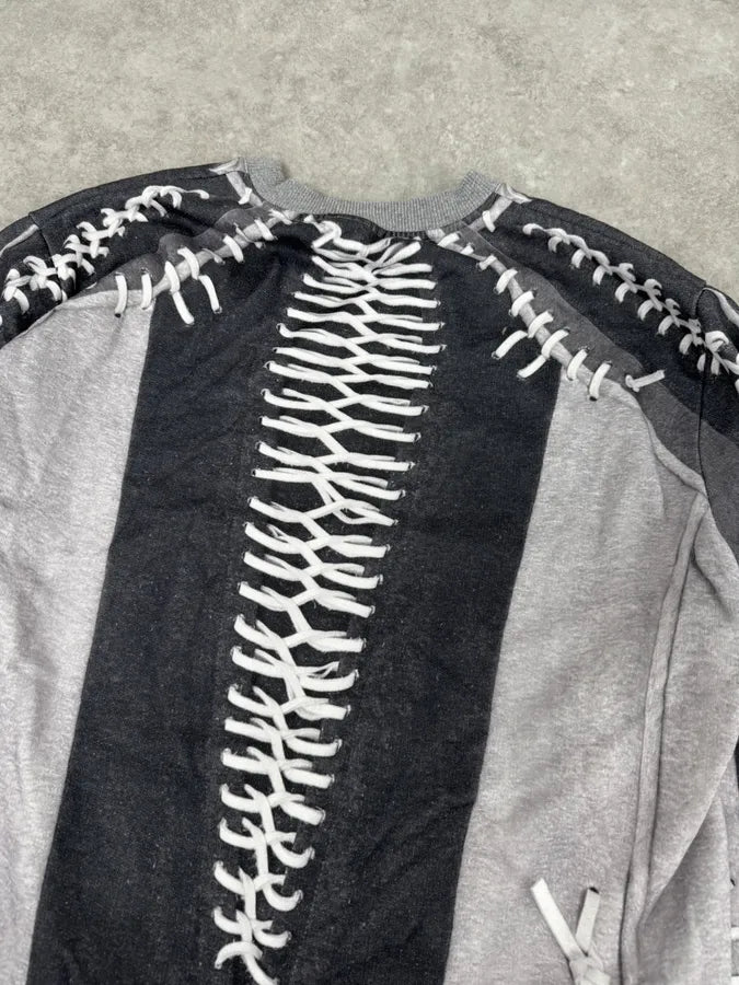 FW2014 Givenchy Grey Multi Laces Sweater by Riccardo Tisci aigoCjJ 5