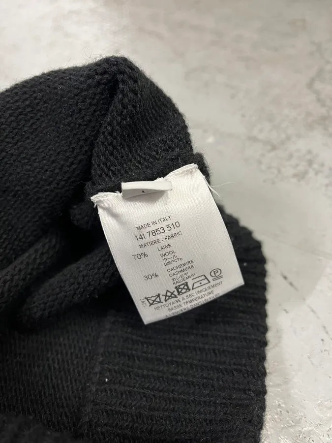 FW2014 Givenchy Oversized Zip Wool Black Tank Top eHWZkLC 7