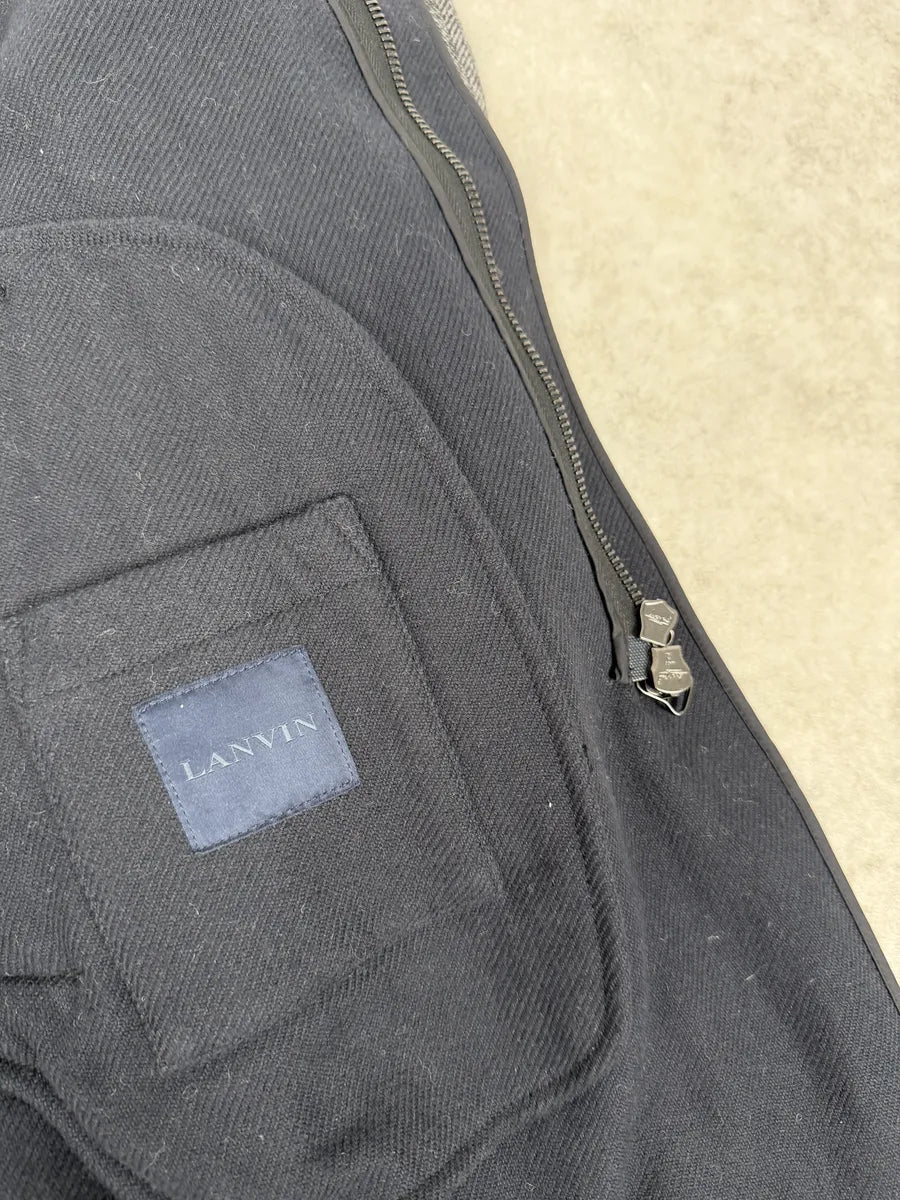 FW2014 Lanvin Grey Classy Trench Coat zKFjIIB 11