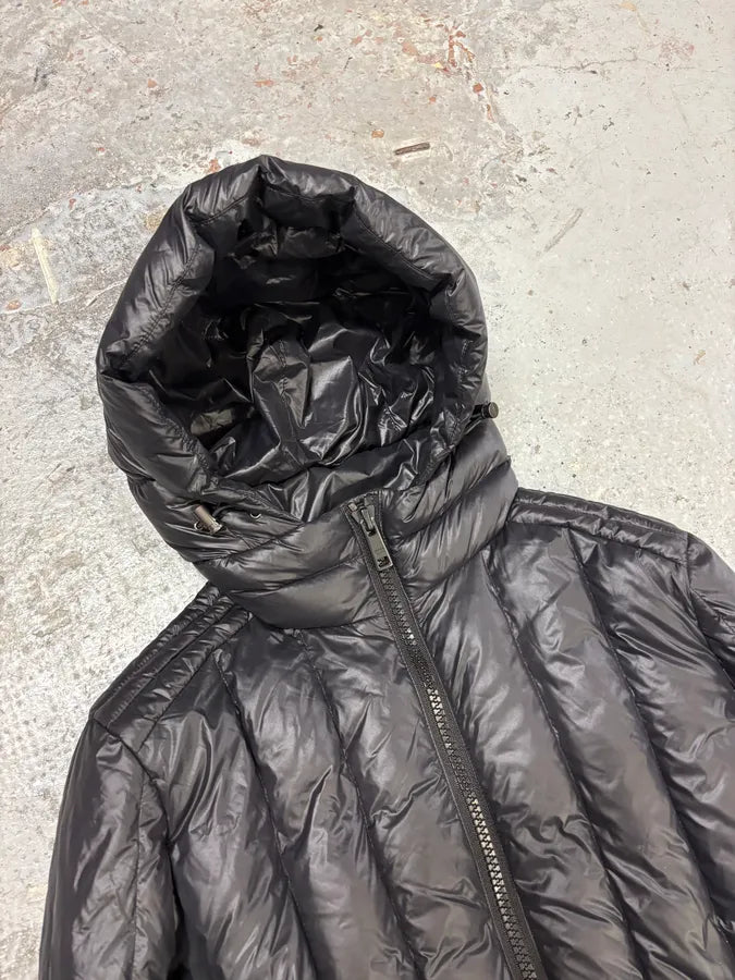 FW2014 Prada Black Puffer Hooded Jacket OzroBhl 4