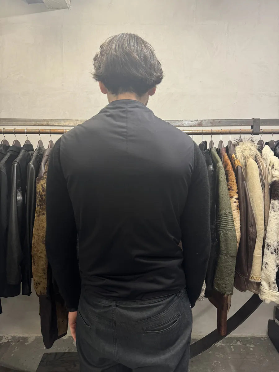 FW2014 Press Runway Prototype Emporio Armani Brown Pony Hair Vest wAQknEz 2