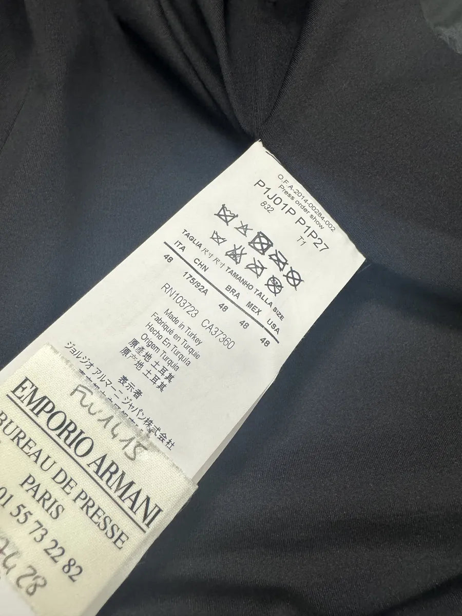 FW2014 Press Runway Prototype Emporio Armani Brown Pony Hair Vest wAQknEz 9