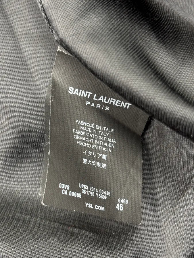 AW2014 Saint Laurent Cheetah Red Pony Hair Teddy Jacket by Hedi Slimane DVcmZpL 11
