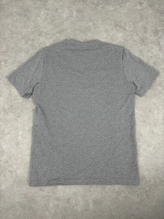 FW2015 Balenciaga Grey Cotton Wolf Graphic T-Shirt zLACApX 4