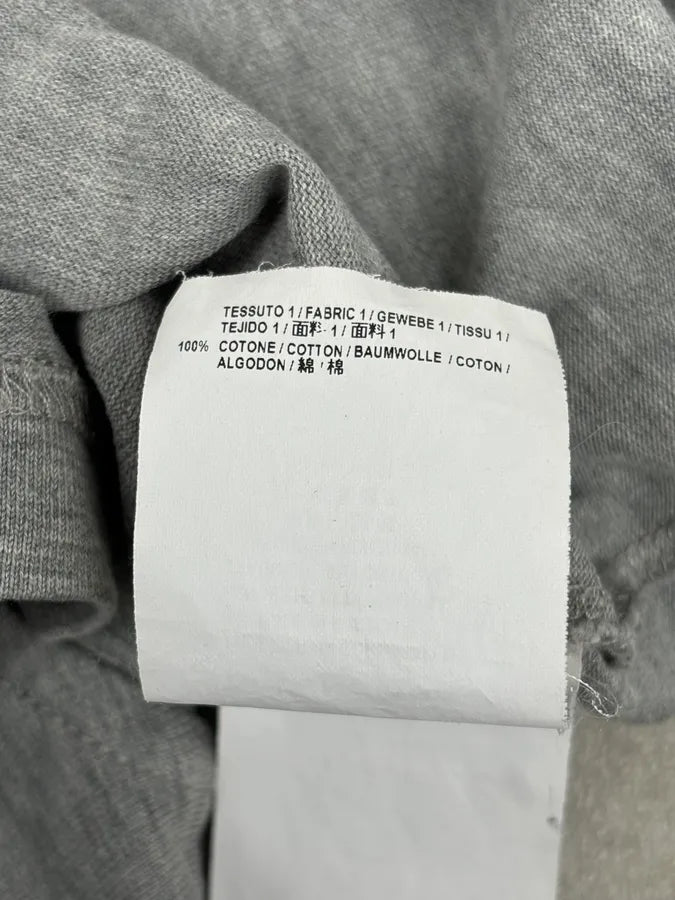 FW2015 Balenciaga Grey Cotton Wolf Graphic T-Shirt zLACApX 9