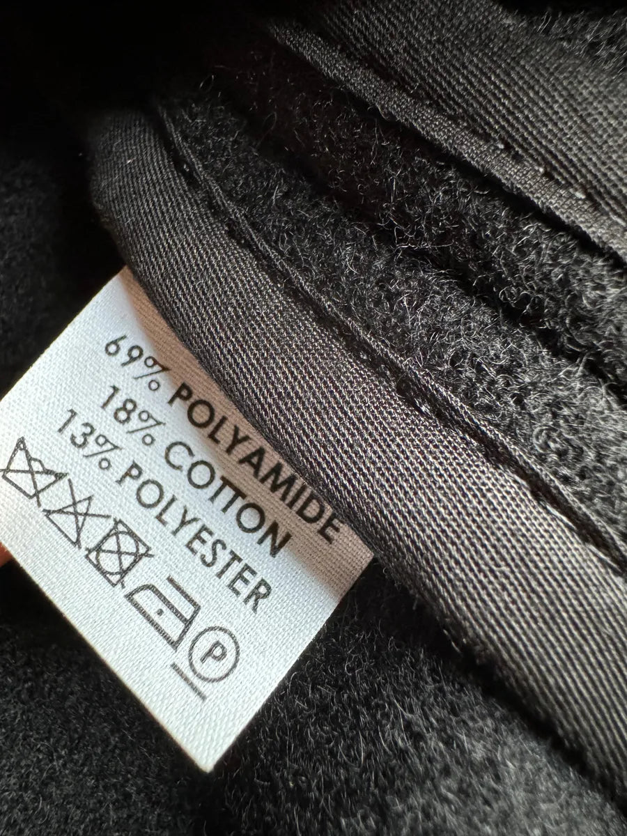 FW2015 Dries Van Noten Black & Navy Long Fur Naval Jacket lhhPpYg 12