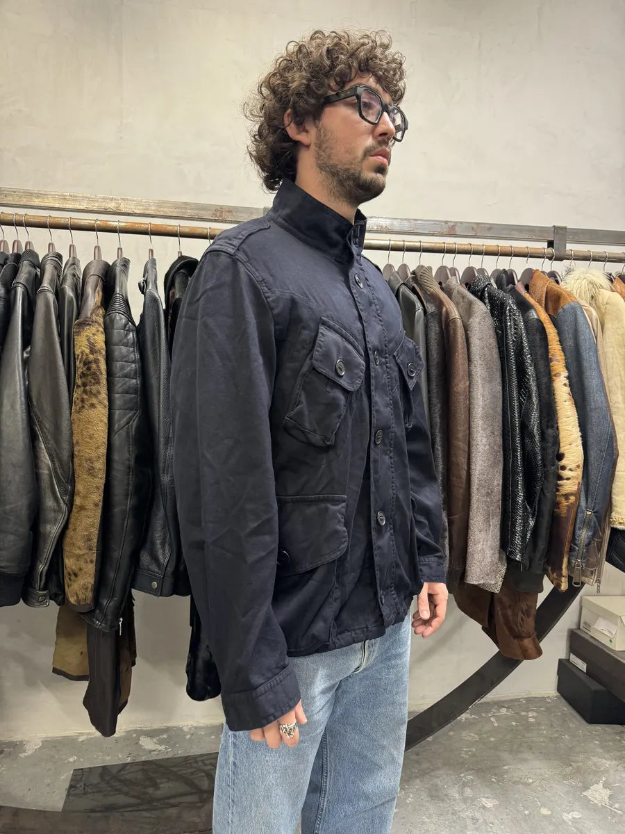 FW2015 Dries Van Noten Navy Multi Pockets Cargo Jacket (L/XL) 4