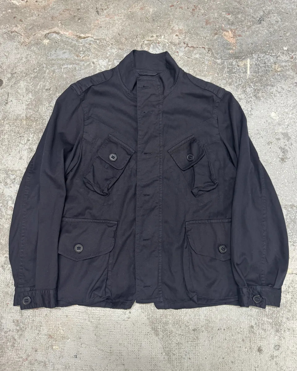 FW2015 Dries Van Noten Navy Multi Pockets Cargo Jacket (L/XL) 5
