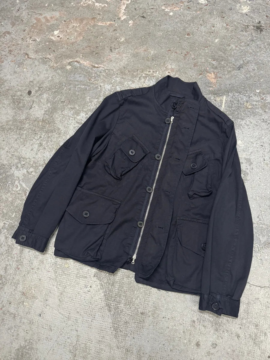 FW2015 Dries Van Noten Navy Multi Pockets Cargo Jacket (L/XL) 7
