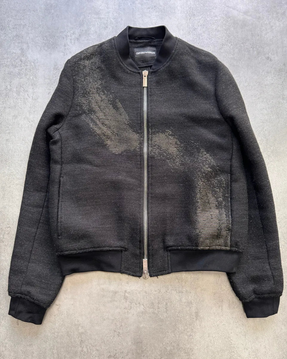 FW2015 Emporio Armani Golden Aura Bomber Jacket iMwtcVZ 0
