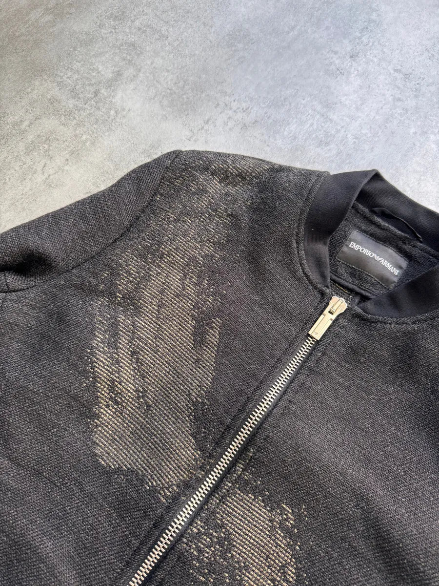 FW2015 Emporio Armani Golden Aura Bomber Jacket iMwtcVZ 2