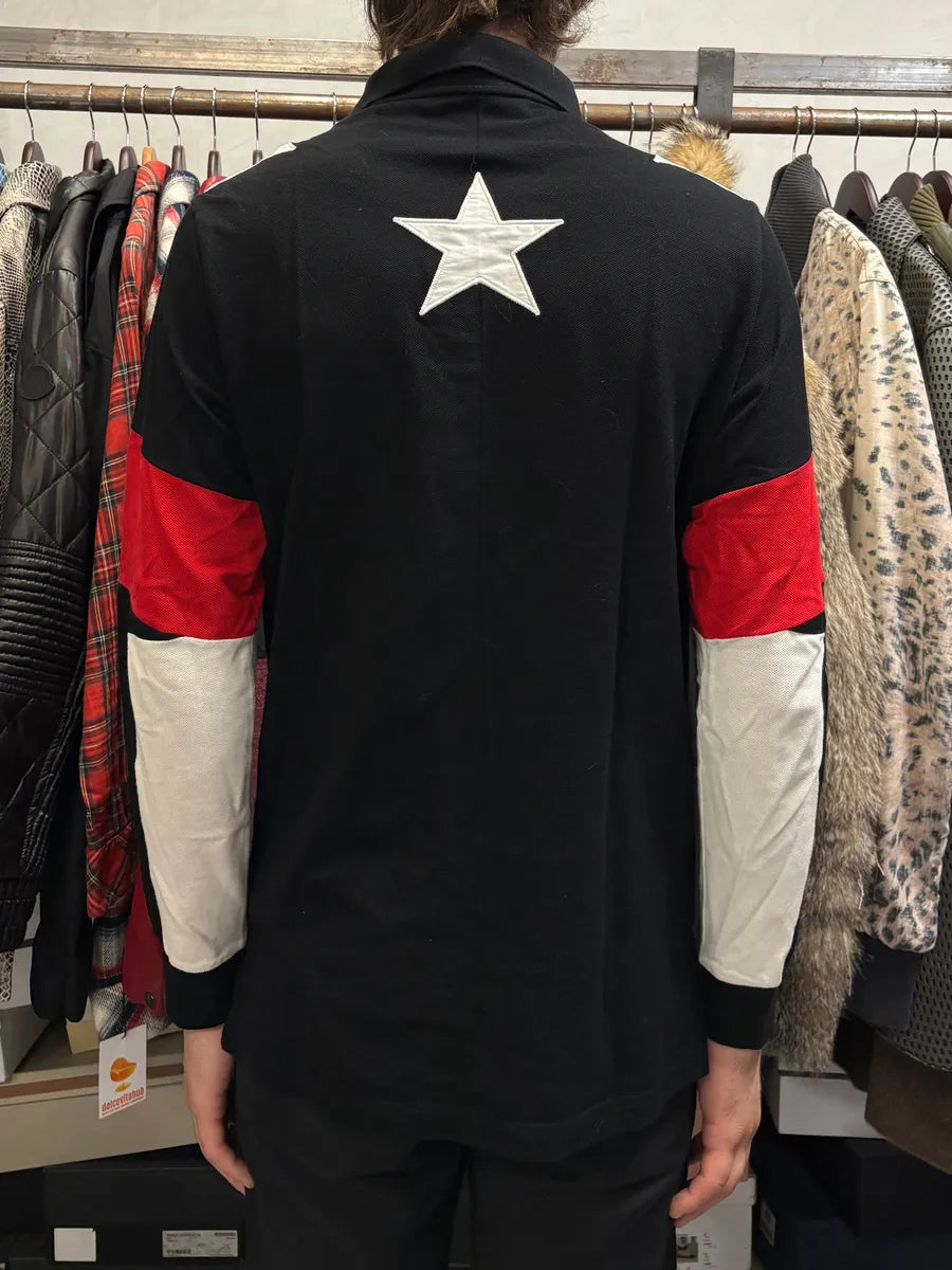 FW2015 Givenchy Stars Black Polo Lonsleeves kSVmiws 2