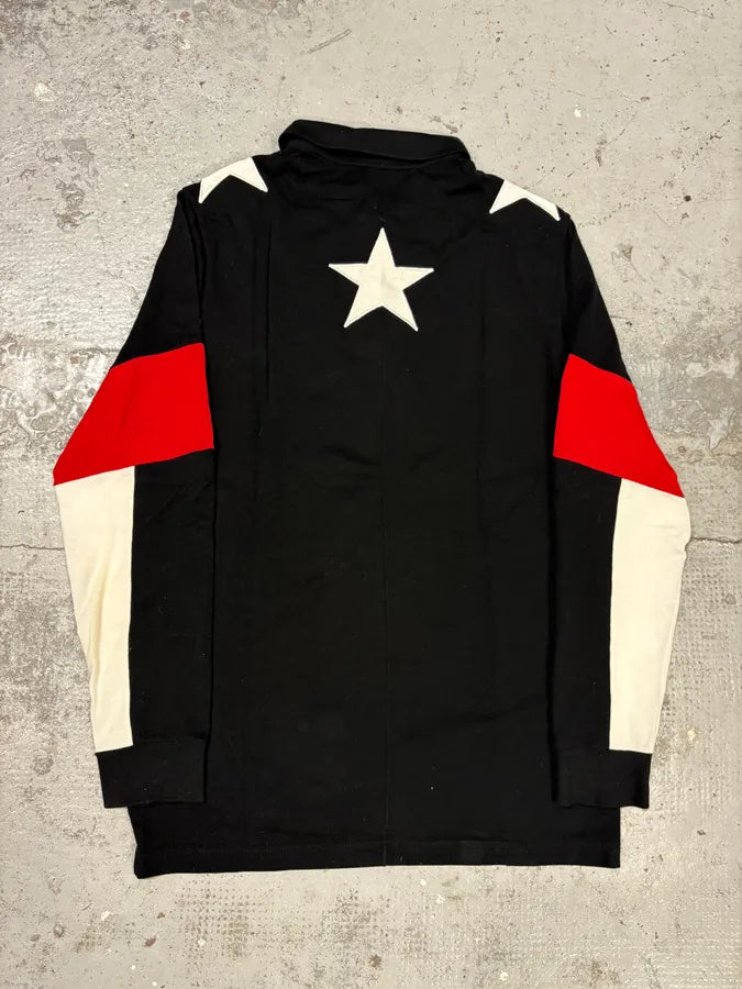 FW2015 Givenchy Stars Black Polo Lonsleeves kSVmiws 5