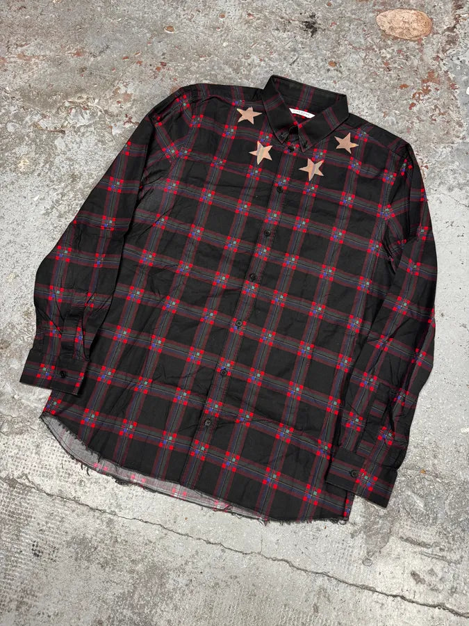 FW2015 Givenchy Tartan Stars Shirt by Riccardo Tisci qgaGygn 2