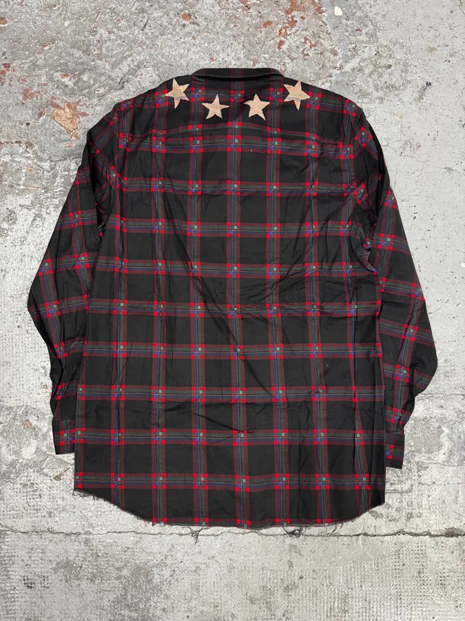 FW2015 Givenchy Tartan Stars Shirt by Riccardo Tisci qgaGygn 3