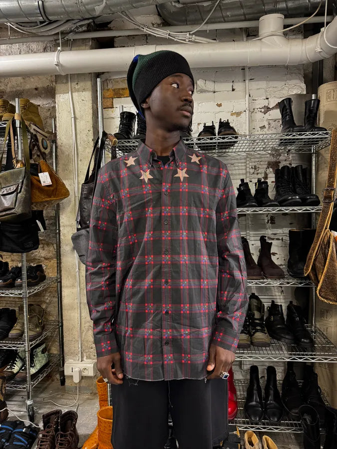 FW2015 Givenchy Tartan Stars Shirt by Riccardo Tisci qgaGygn 1
