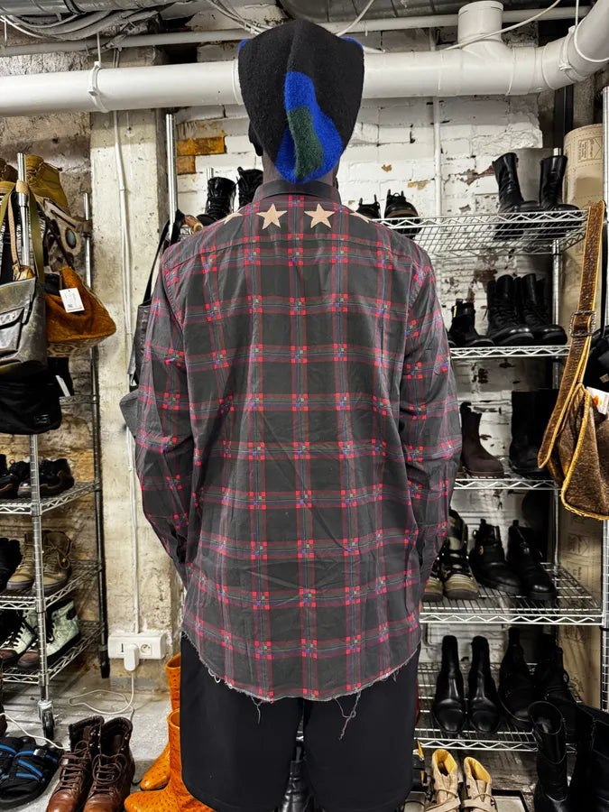 FW2015 Givenchy Tartan Stars Shirt by Riccardo Tisci qgaGygn 4