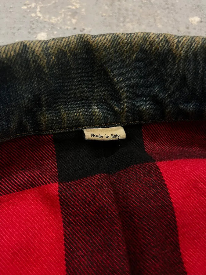 FW2015 Gucci Blue Denim Embroidered Tiger Denim Jacket xoKuzsn 11