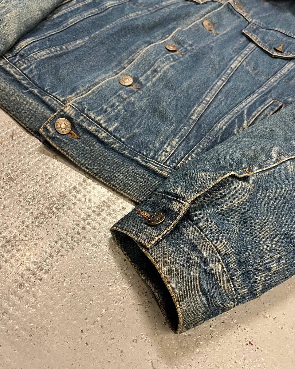 FW2015 Gucci Blue Denim Embroidered Tiger Denim Jacket xoKuzsn 7