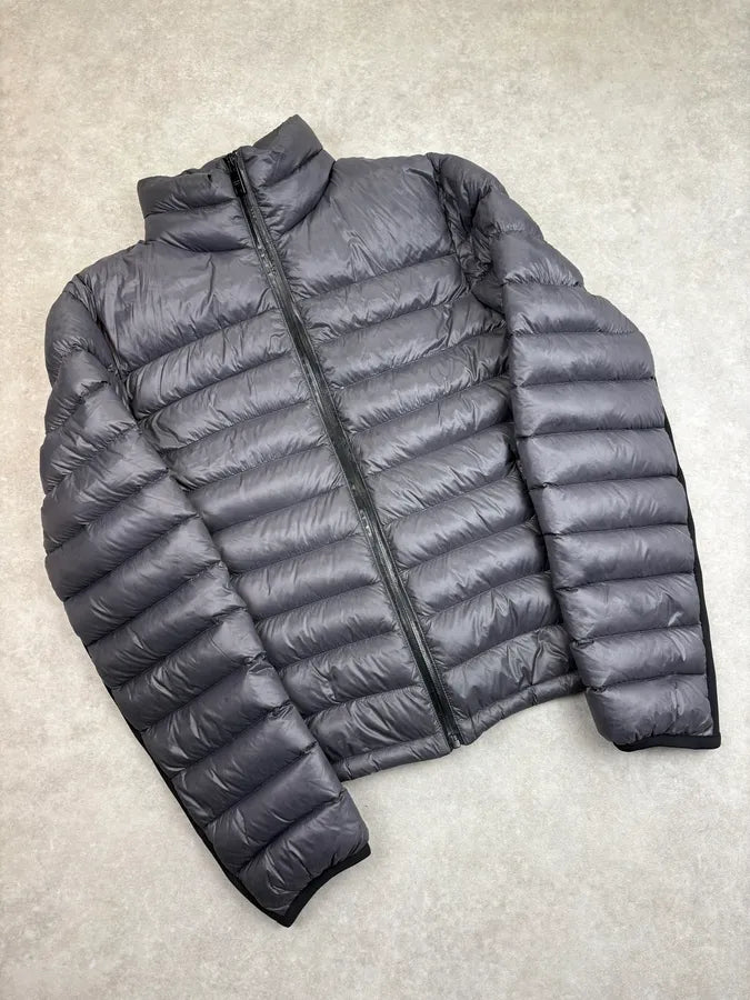 FW2015 Prada Navy Nylon Quilted Puffer Jacket yLJBCiO 3
