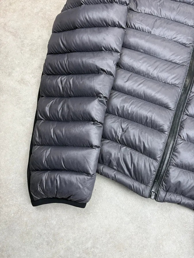 FW2015 Prada Navy Nylon Quilted Puffer Jacket yLJBCiO 7