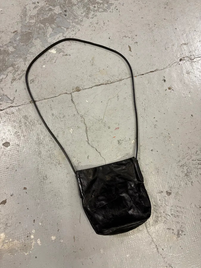 FW2015 Rick Owens Shinx Black Leather Bag xZPHRzy 2