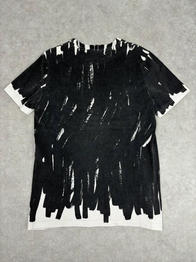 SS2016 Balenciaga Black Paint Splatter T-Shirt  omCcAwu 4