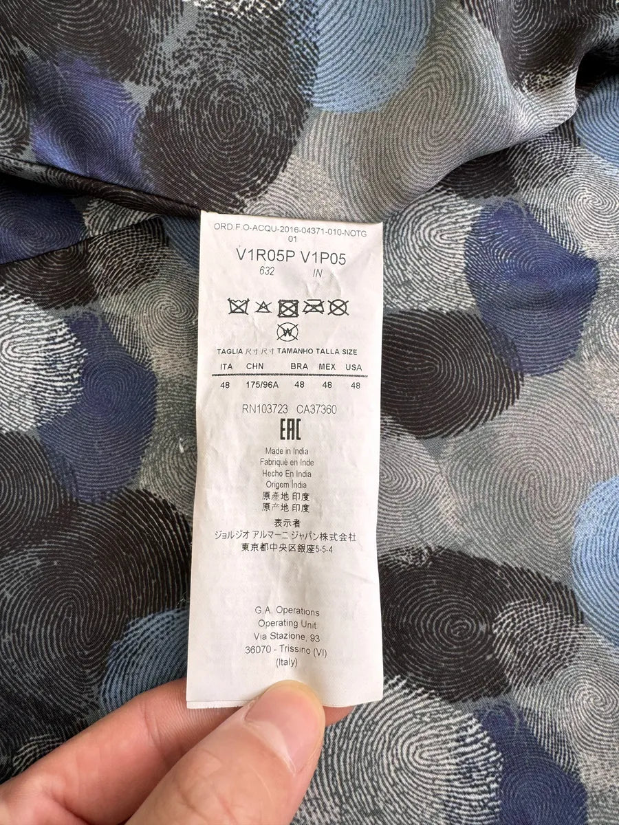 FW2016 Emporio Armani Exotic Texture Leather Jacket VJKyRER 5