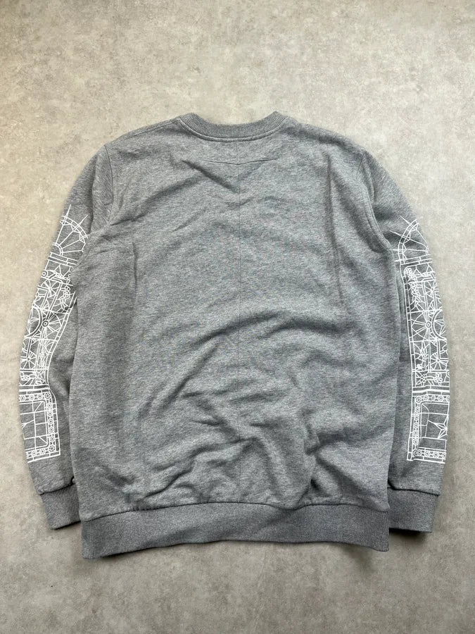 FW2016 Givenchy Grey Thorn Crown Jesus Sweater by Riccardo Tisci njGOqat 4