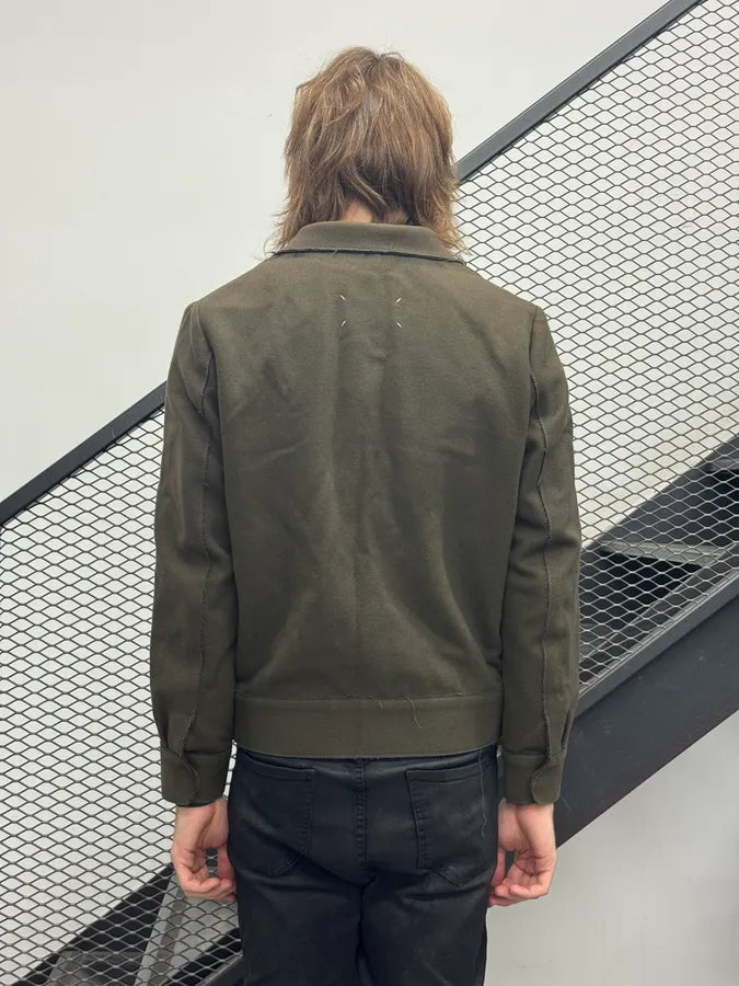 FW2016 Maison Margiela Khaki Wool Military Blazer Jacket vdCpuiG 2
