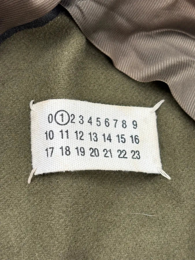 FW2016 Maison Margiela Khaki Wool Military Blazer Jacket vdCpuiG 10