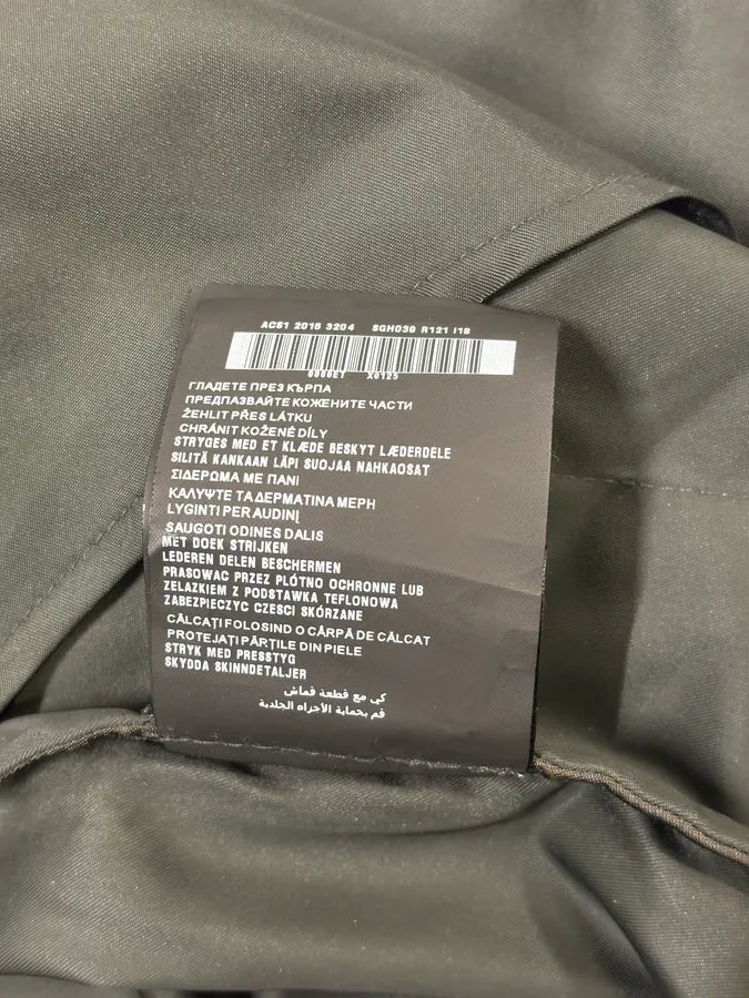 FW2016 Prada Olive Nylon Bomber Jacket HQabIxR 13
