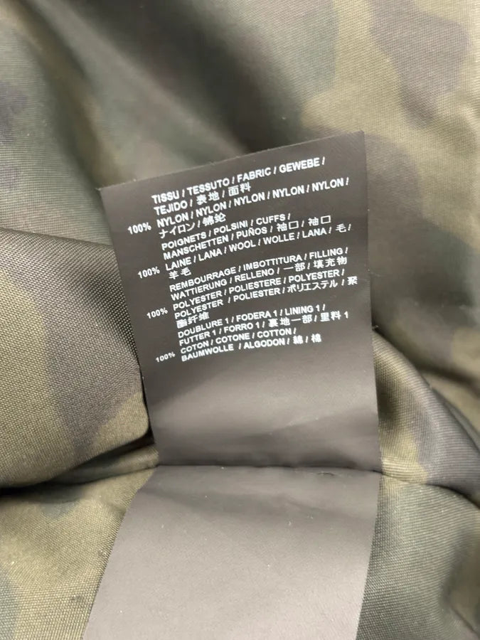 FW2016 Saint Laurent Green Camo Nylon Bomber Jacket AcpFMuZ 11