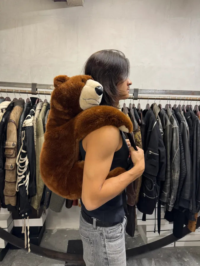 FW2017 Dolce & Gabbana Brown Bear Backpack fFxKZqE 0