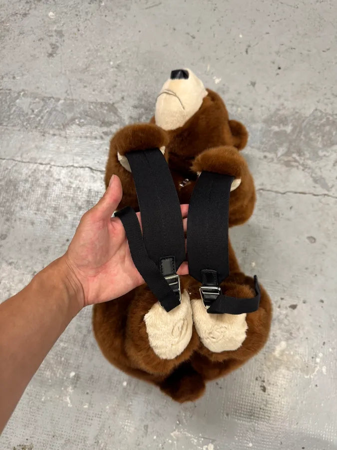 FW2017 Dolce & Gabbana Brown Bear Backpack fFxKZqE 3