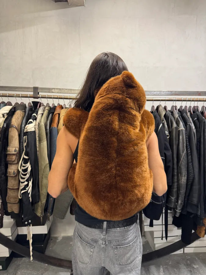 FW2017 Dolce & Gabbana Brown Bear Backpack fFxKZqE 4
