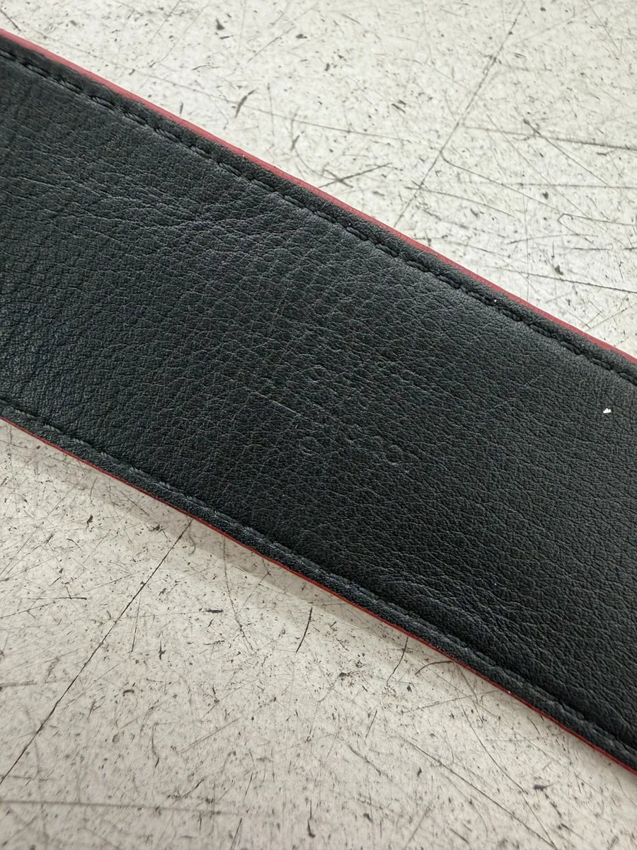 FW2017 Louis Vuitton Supreme Initiales Monogram Red Belt azbJHeE 10