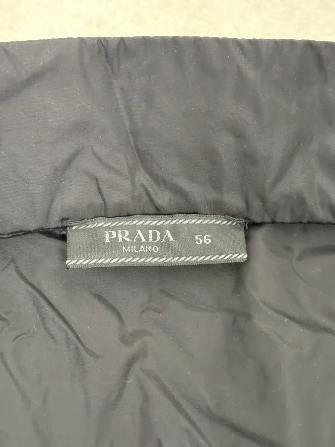 FW2017 Prada Black Nylon & Wool Hybrid Jacket VHZiyyc 9