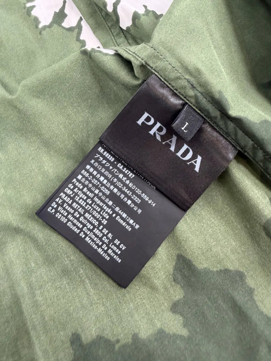 FW2017 Prada Moutain Landscape Blue Shirt SBAABZY 5