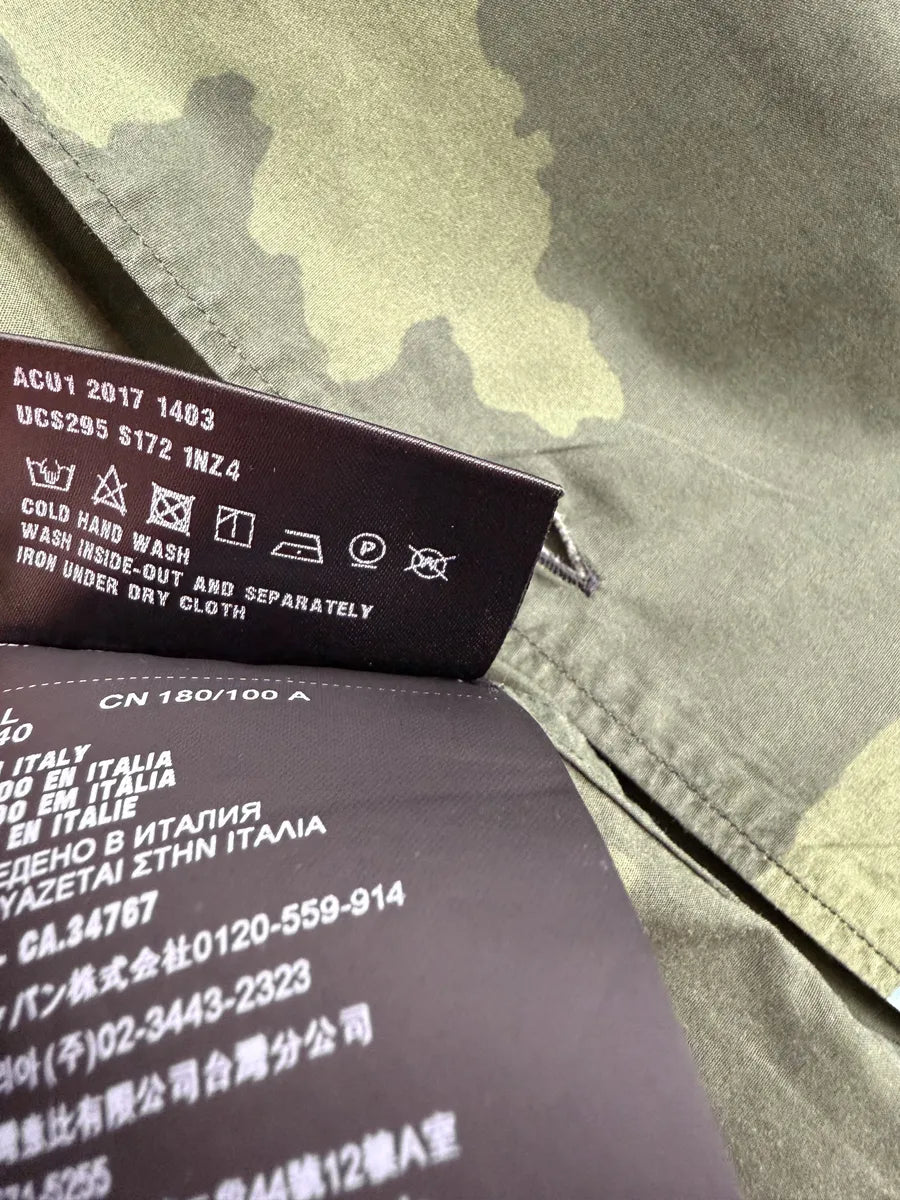 FW2017 Prada Moutain Landscape Blue Shirt SBAABZY 6