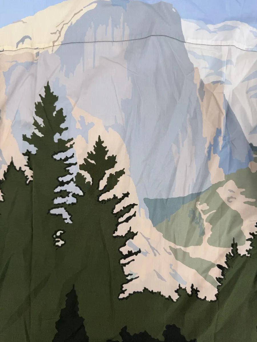 FW2017 Prada Moutain Landscape Blue Shirt SBAABZY 8