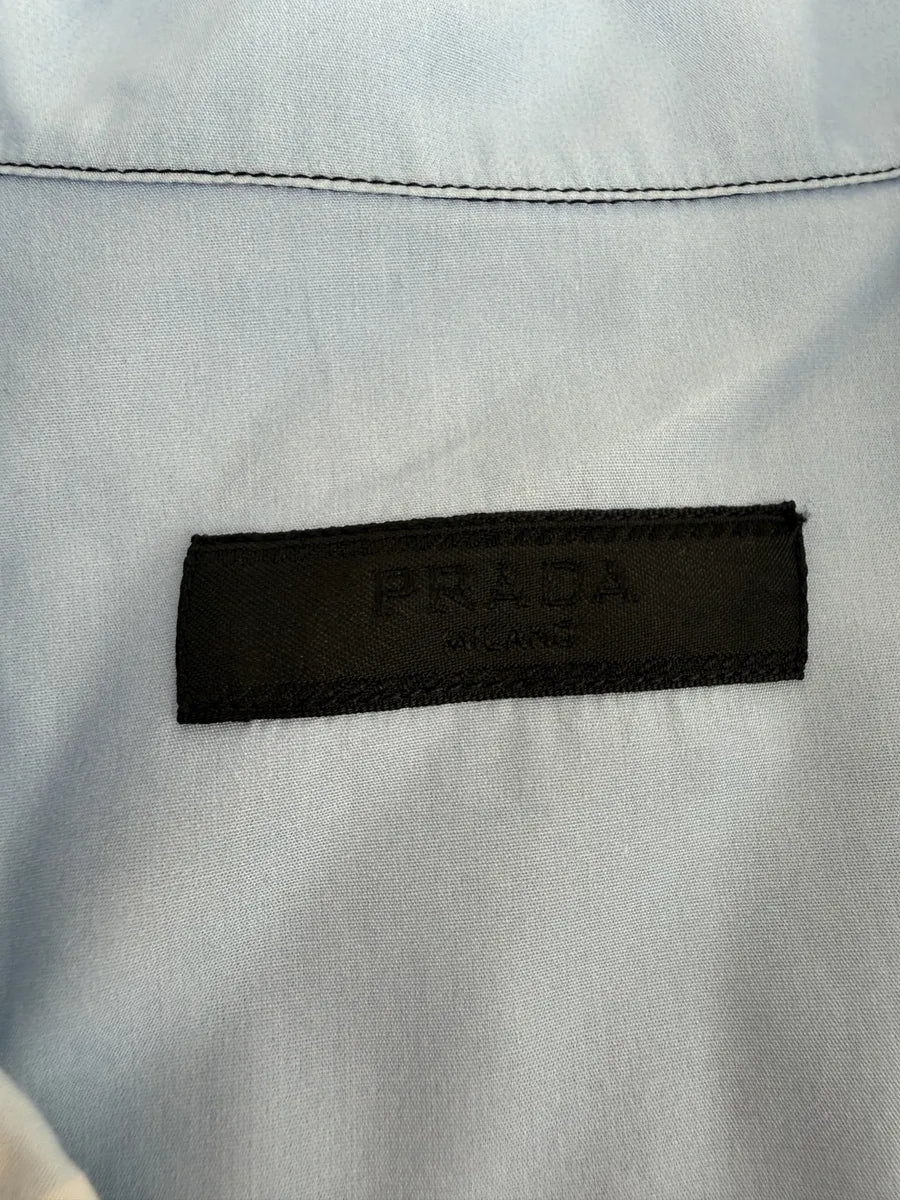 FW2017 Prada Moutain Landscape Blue Shirt SBAABZY 9