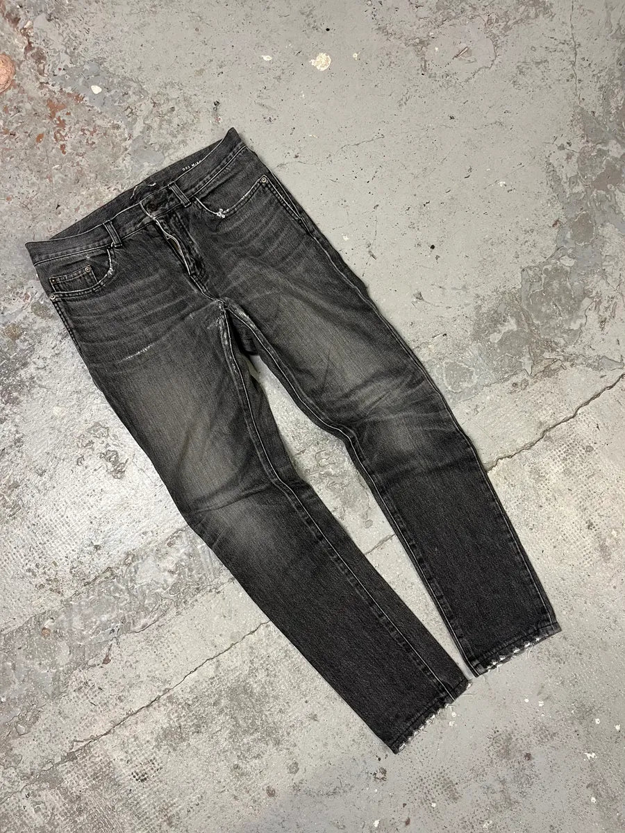 FW2018 Saint Laurent Japanese Denim Raw Jeans PTNuHKC 4