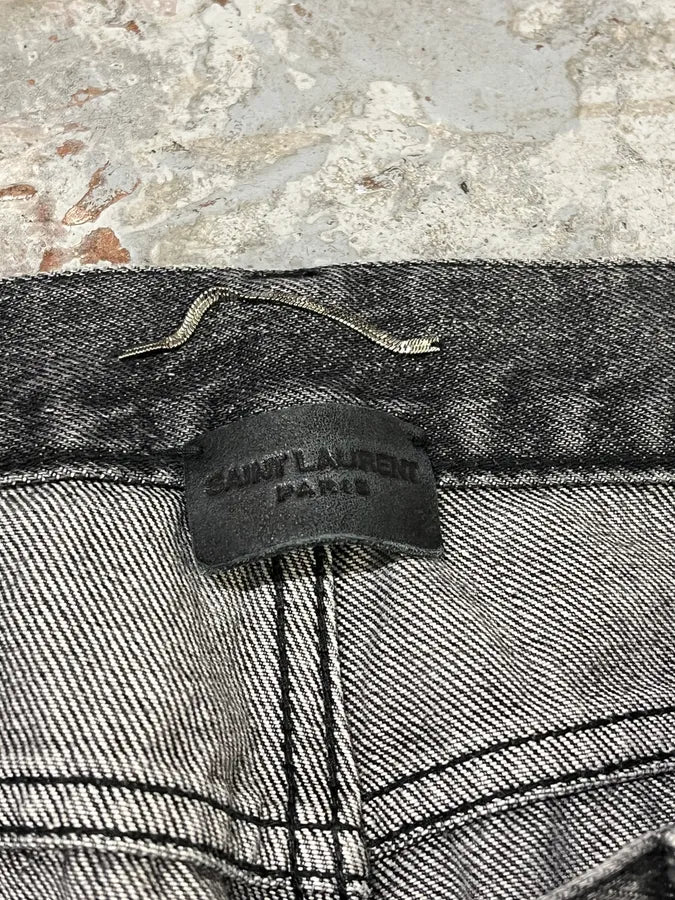 FW2018 Saint Laurent Japanese Denim Raw Jeans PTNuHKC 6
