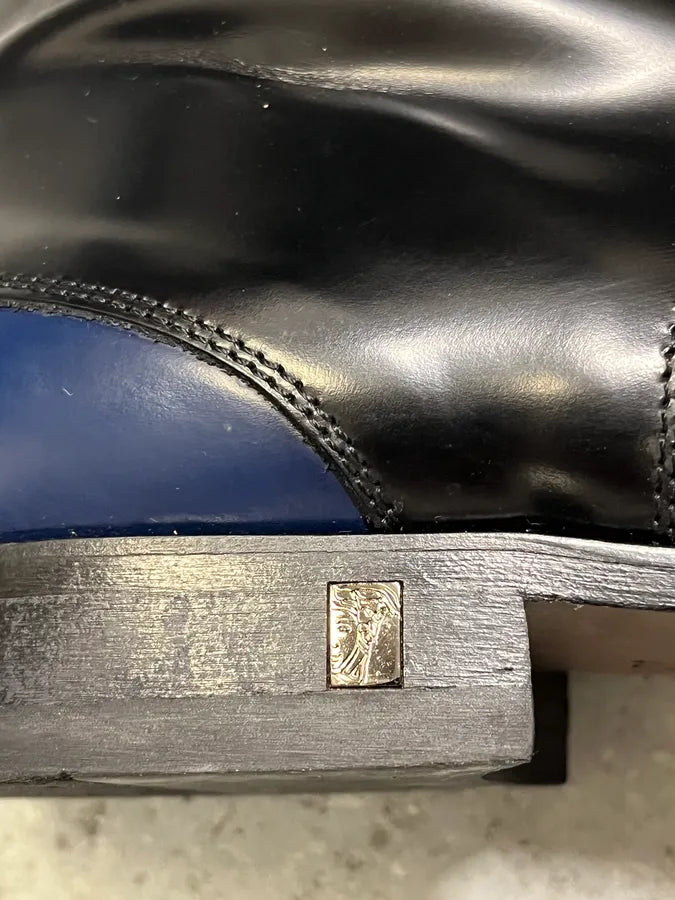 FW2017 Versace Black Ankle Leather Boots RSccSvA 9