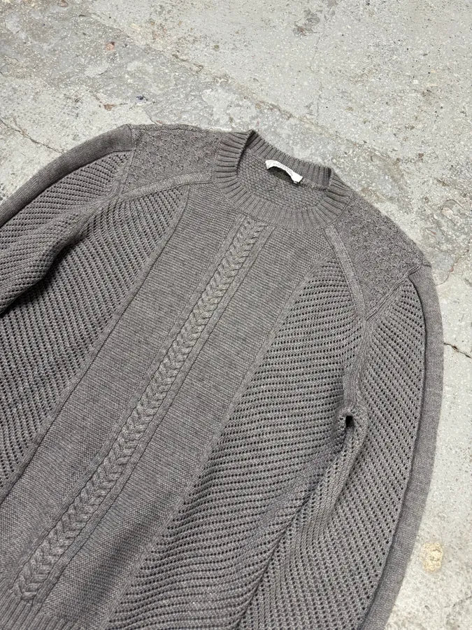 FW2017 Versace Grey Wool Premium Sweater (M) gCEbCtQ 1